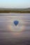 Rainbow Hot Air Balloon Reflection