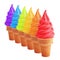 Rainbow Ice Cream