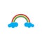 Rainbow ilustration logo