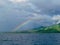 Rainbow inside the island