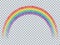 Rainbow isolated shape 1