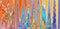 Rainbow juicy background. Fantasy multicolored psychedelic abstract pattern. Long banner.