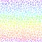 Rainbow Leopard Spots Seamless Pattern