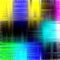 Rainbow lights shapes fractal, blur lights, shapes, geometries, abstract background