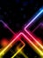 Rainbow Lines Background Neon Laser