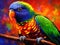 Rainbow Lorikeet  Made With Generative AI illustration