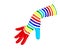Rainbow magic glove