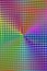 Rainbow metal grid, disco,
