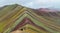 Rainbow mountain Siete Colores near Cuzco