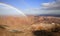 Rainbow and mountains