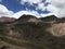 Rainbow mountains in Peru, georgeous beautiful landscape, Colorful view. Peruvian travel background, andes