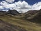 Rainbow mountains in Peru, georgeous beautiful landscape, Colorful view. Peruvian travel background, andes