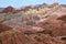 Rainbow mountains at Zhangye Danxia national geopark, Gansu province, China.