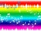 Rainbow Music Background Shows Musical Piece And Instruments