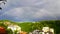 A rainbow, natural phenomenon above Uzice city