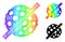 Rainbow Net Gradient No Microbe Spore Icon