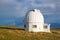 Rainbow and observatory dome in the Gerlitzen Apls in Austria.