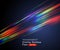 Rainbow Optical Lens Flare Vector Effect