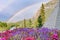 A rainbow over the Bow River Valley - Banff - Canada