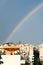 Rainbow over the city of Piraeus