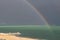 Rainbow over the Dead Sea