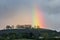 Rainbow over Downham Hill