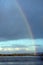 Rainbow over Floodwater - Yorkshire - England