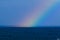 Rainbow over Foggy waters