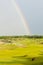 rainbow over the golf course, St Andrews, Fife, Scotland