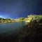 Rainbow over Irtysh river.