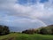 Rainbow over the island