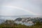 Rainbow over Istanbul City, Turkey