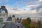 Rainbow over Lac Leman in Evian-les-Bains in France in the New