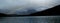 Rainbow over Lake Louise: Beautiful canadian landscape