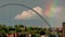 Rainbow over Millennium Bridge Newcastle