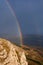 Rainbow over the mountains of Crimea.