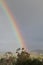 Rainbow over the mountains - San Diego California