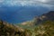 Rainbow over Na Pali Coast Kauai, HI