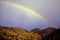 Rainbow Over New Mexico Hills