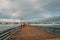 Rainbow over the pier in Imperial Beach, San Diego, California