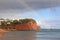 Rainbow over Teignmouth Beach, Devon