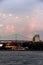 Rainbow over Triborough Bridge and East River