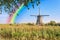 Rainbow over the Windmill at Kinderdijk