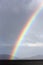 Rainbow over wine glass bay tasmania