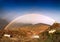 Rainbow over Zuluk village, Sikkim, India