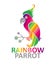 Rainbow parrot.