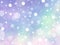 Rainbow pastel galaxy star bubble light background