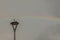 A rainbow and a pigeon, Funchal, Madeira.