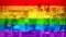 Rainbow Pride Medical Wall Vibrant LGBTQ Equipment Collage Fun Background