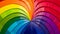 Rainbow Pride Month Lgbtq Abdomen Shot With Trompe-l\'oeil Wallpaper